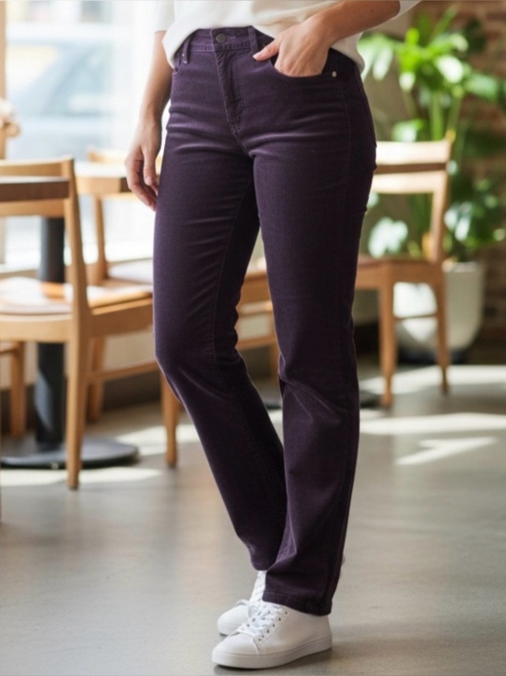 Purple Style & Co Slim Leg Jeans Petite NWT